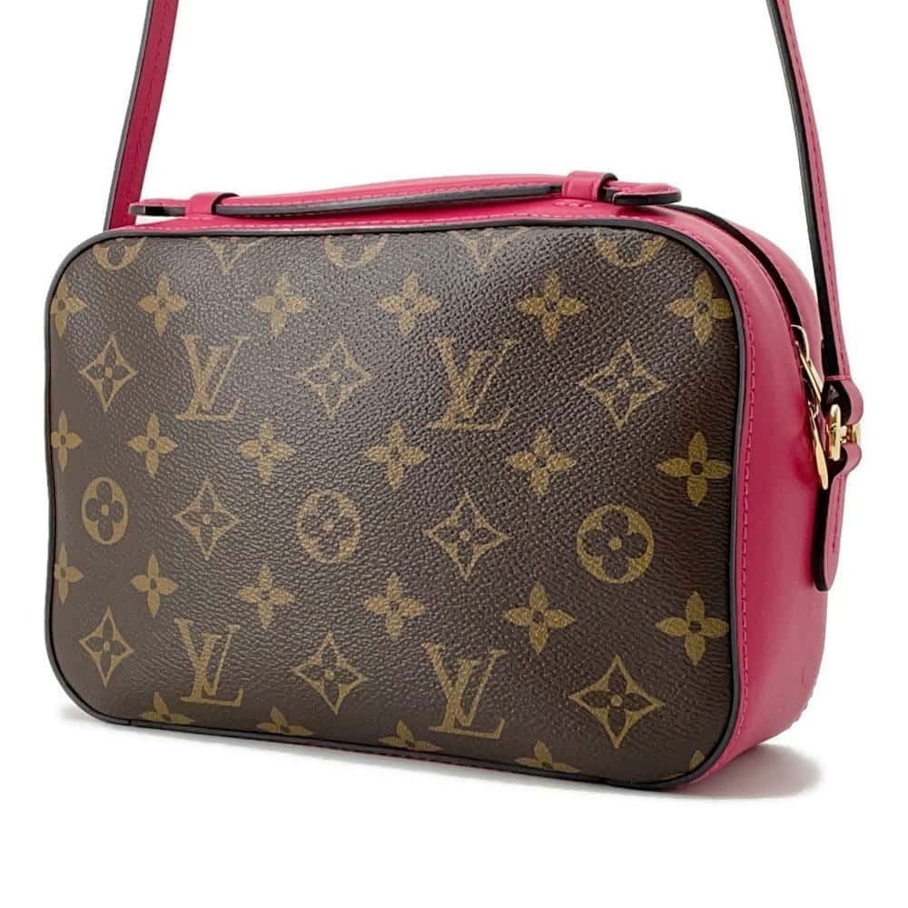 Louis Vuitton Saintonge Shoulder Monogram Tassel Bag